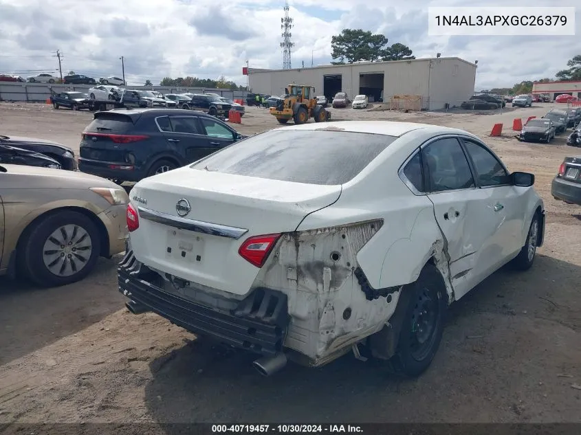 2016 Nissan Altima 2.5 S VIN: 1N4AL3APXGC26379 Lot: 40719457