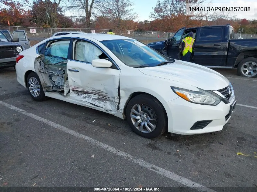 2016 Nissan Altima 2.5 S VIN: 1N4AL3AP9GN357088 Lot: 40726864