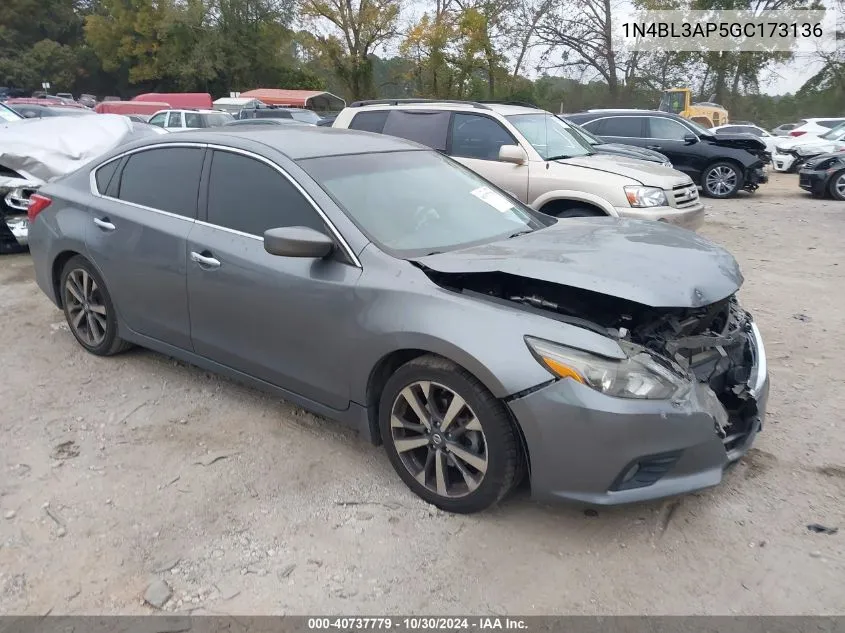 2016 Nissan Altima 3.5 Sr VIN: 1N4BL3AP5GC173136 Lot: 40737779