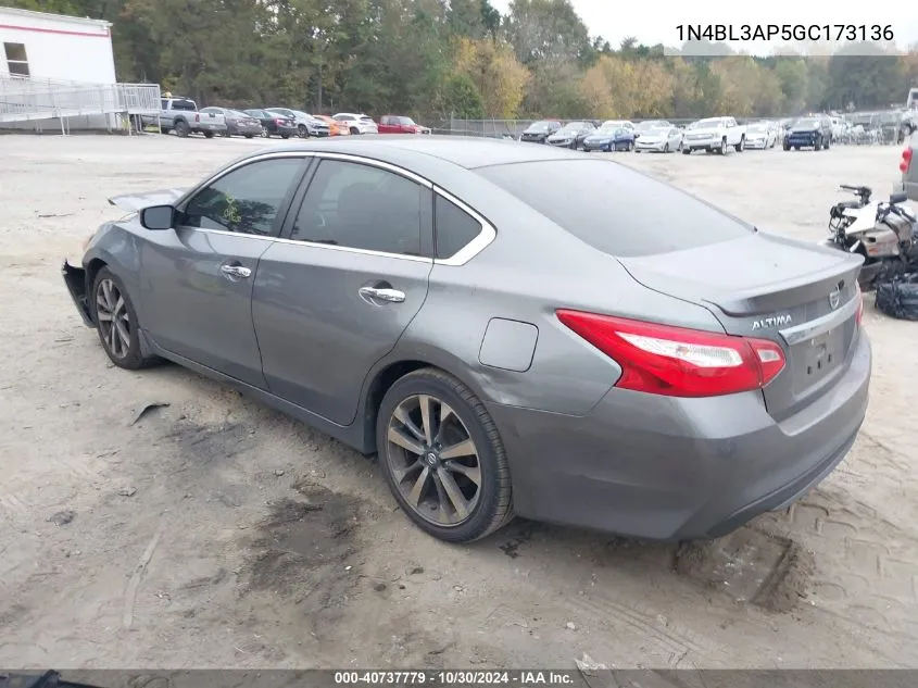 2016 Nissan Altima 3.5 Sr VIN: 1N4BL3AP5GC173136 Lot: 40737779