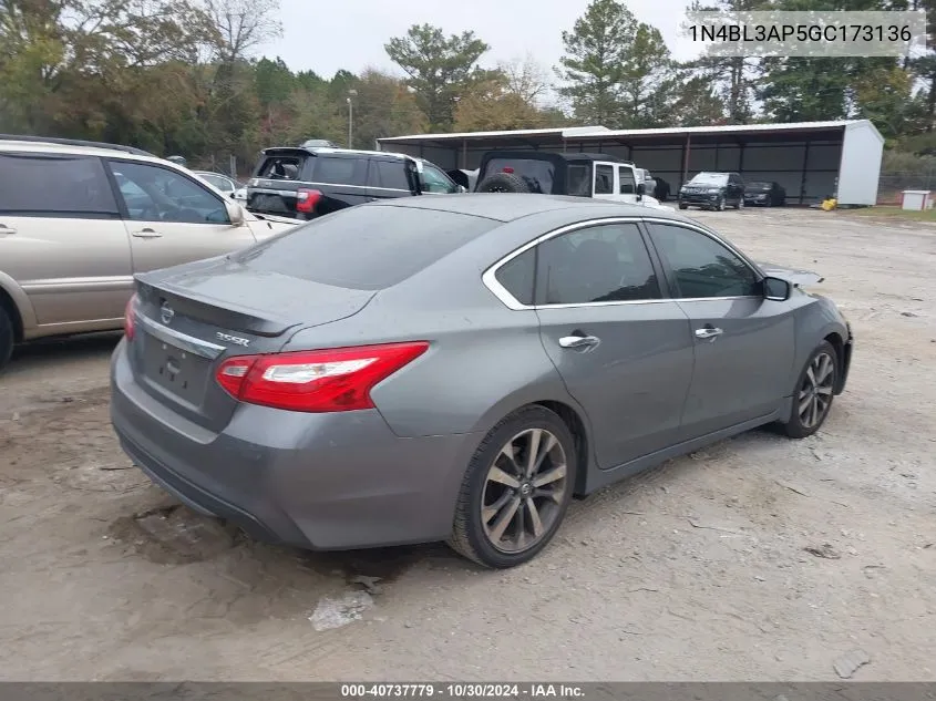 2016 Nissan Altima 3.5 Sr VIN: 1N4BL3AP5GC173136 Lot: 40737779