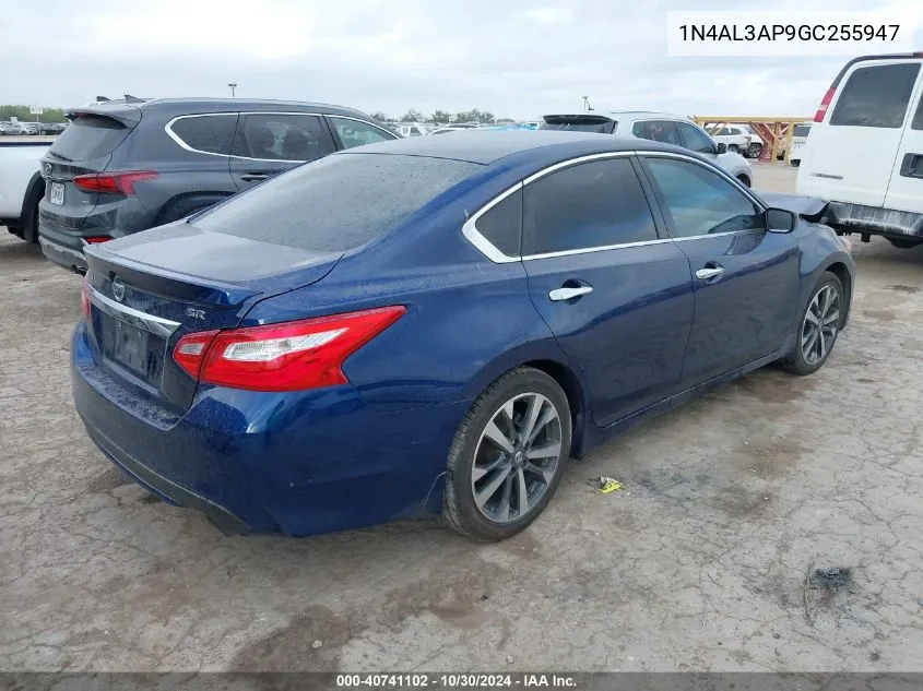 2016 Nissan Altima 2.5 Sr VIN: 1N4AL3AP9GC255947 Lot: 40741102