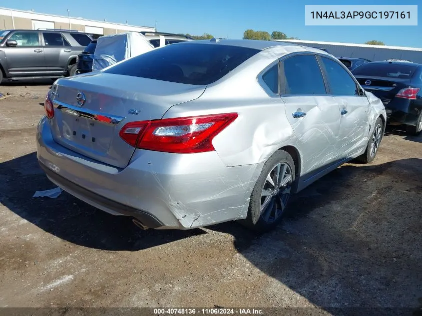 2016 Nissan Altima 2.5 Sv VIN: 1N4AL3AP9GC197161 Lot: 40748136