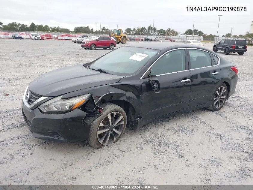 2016 Nissan Altima 2.5 Sr VIN: 1N4AL3AP9GC199878 Lot: 40749069