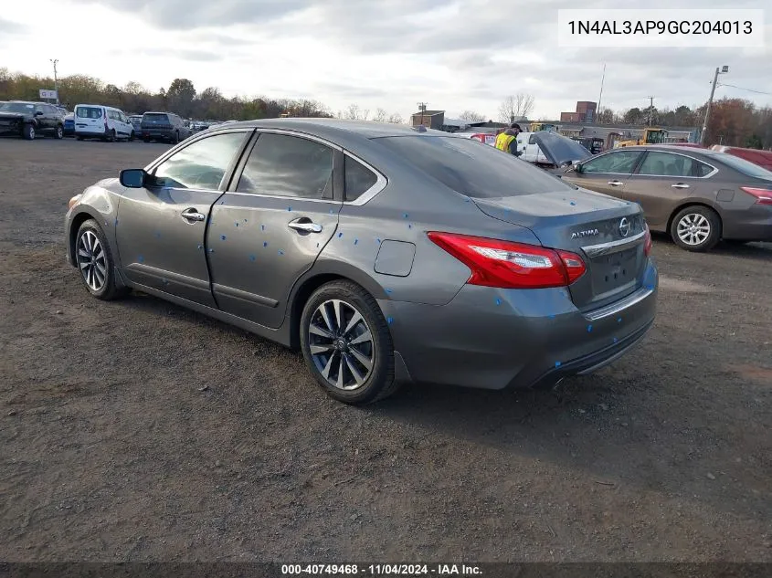 2016 Nissan Altima 2.5 Sv VIN: 1N4AL3AP9GC204013 Lot: 40749468