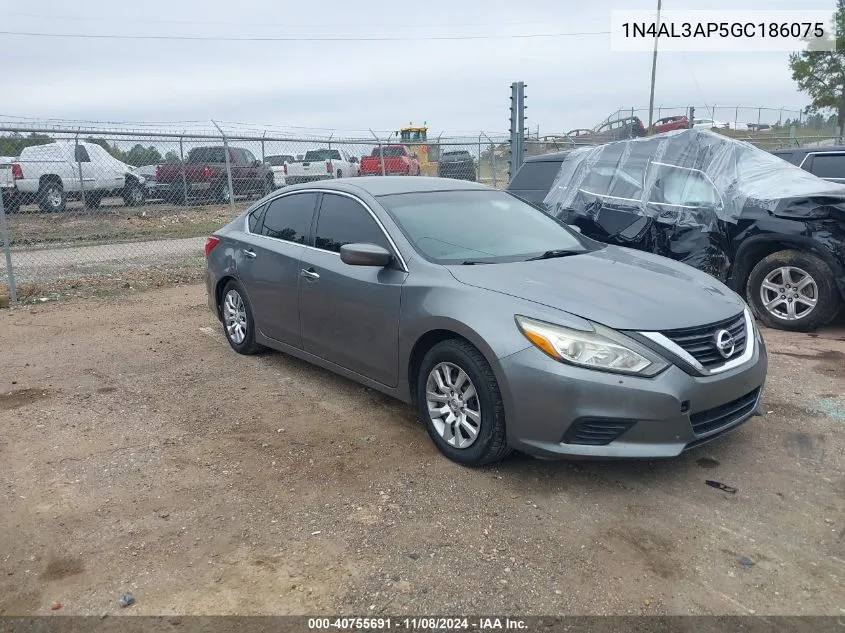 2016 Nissan Altima 2.5/2.5 S/2.5 Sl/2.5 Sr/2.5 Sv VIN: 1N4AL3AP5GC186075 Lot: 40755691