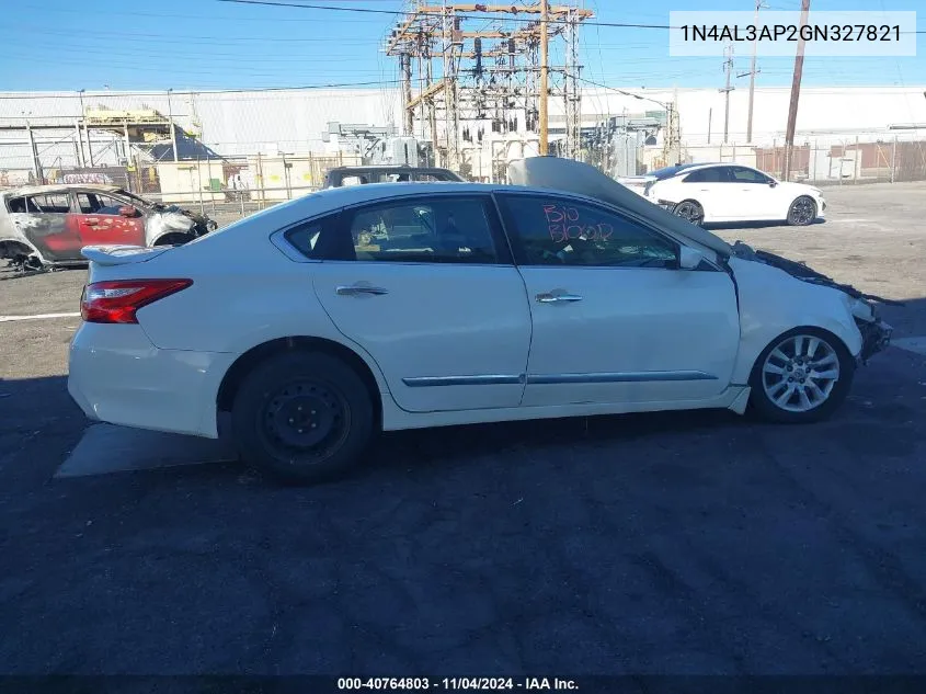 2016 Nissan Altima 2.5 S VIN: 1N4AL3AP2GN327821 Lot: 40764803