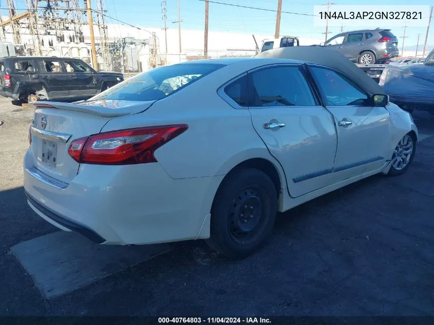 2016 Nissan Altima 2.5 S VIN: 1N4AL3AP2GN327821 Lot: 40764803