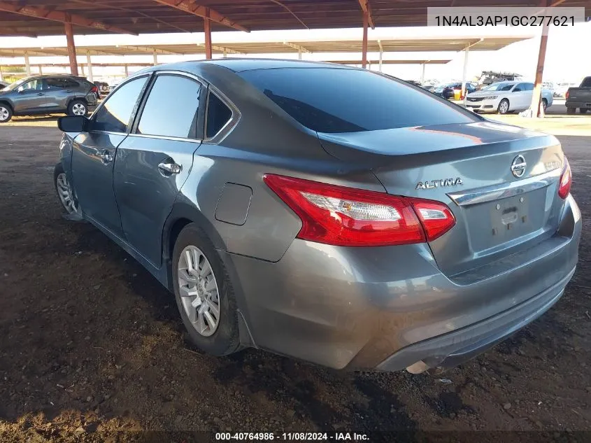 2016 Nissan Altima 2.5 S VIN: 1N4AL3AP1GC277621 Lot: 40764986