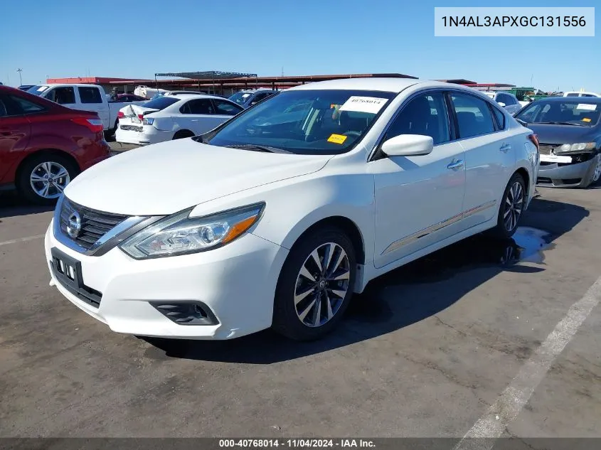 2016 Nissan Altima 2.5 Sv VIN: 1N4AL3APXGC131556 Lot: 40768014