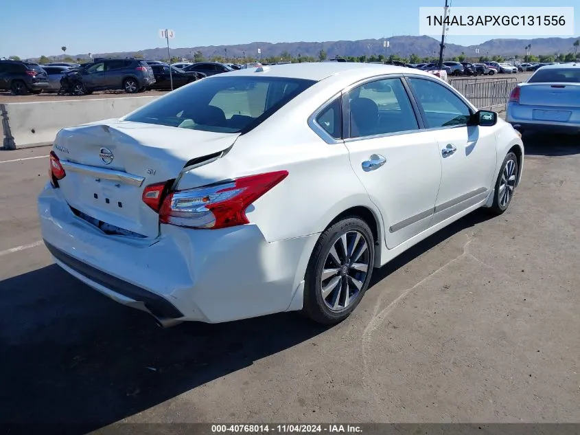 2016 Nissan Altima 2.5 Sv VIN: 1N4AL3APXGC131556 Lot: 40768014