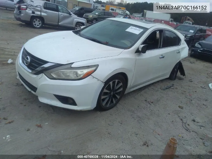 2016 Nissan Altima 2.5 Sl VIN: 1N4AL3AP7GC166152 Lot: 40769339