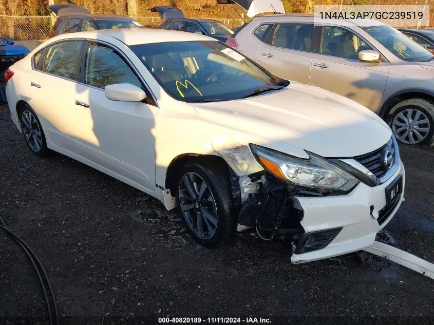 2016 Nissan Altima 2.5 Sr VIN: 1N4AL3AP7GC239519 Lot: 40820189