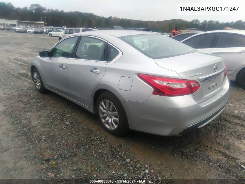 1N4AL3APXGC171247 2016 Nissan Altima 2.5/2.5 S/2.5 Sl/2.5 Sr/2.5 Sv