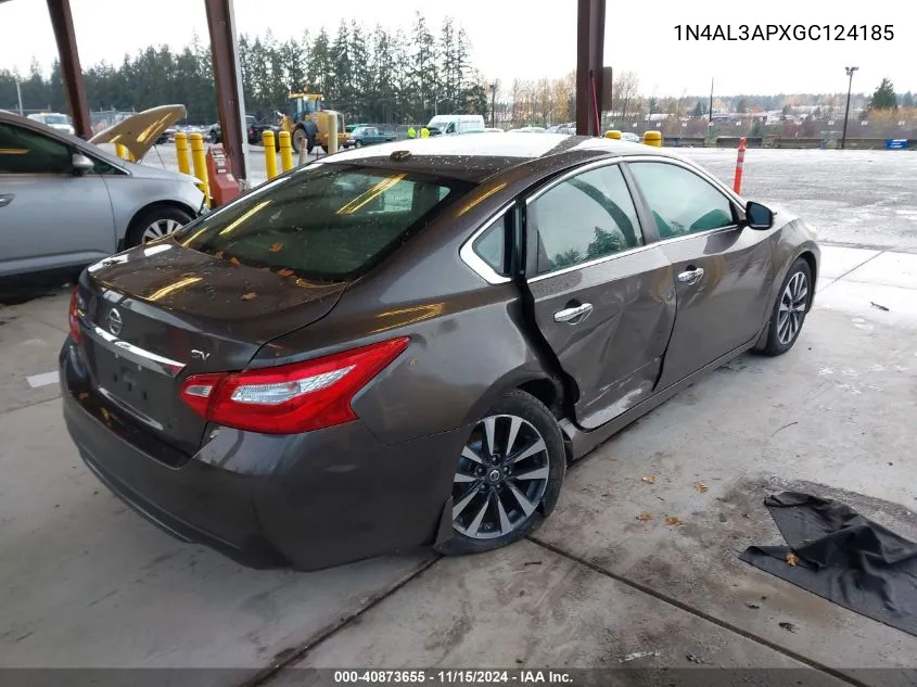 1N4AL3APXGC124185 2016 Nissan Altima 2.5 Sv