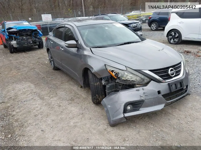 2016 Nissan Altima 2.5 Sl VIN: 1N4AL3AP4GC205442 Lot: 40887617