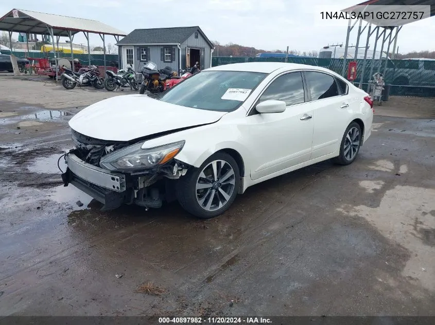 2016 Nissan Altima 2.5 Sr VIN: 1N4AL3AP1GC272757 Lot: 40897982