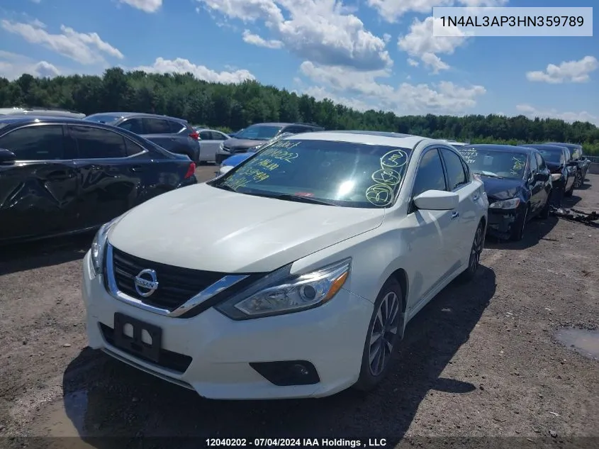 2017 Nissan Altima VIN: 1N4AL3AP3HN359789 Lot: 12040202