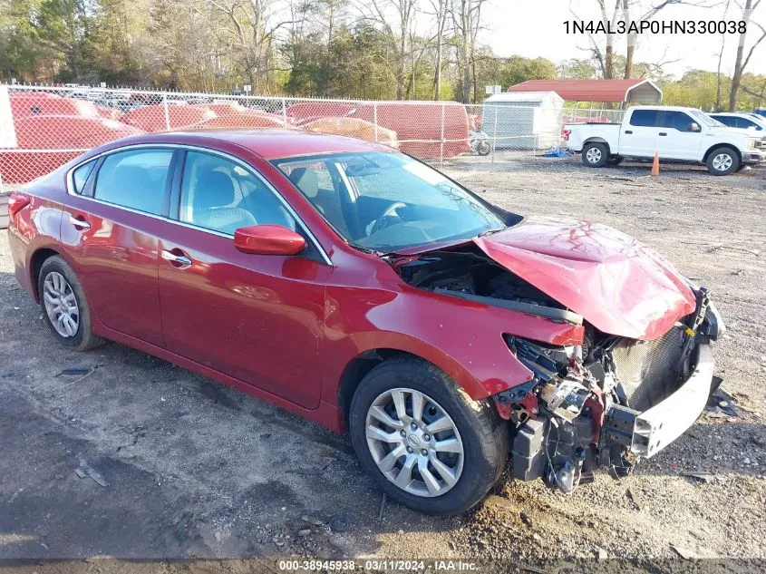 2017 Nissan Altima 2.5 S VIN: 1N4AL3AP0HN330038 Lot: 38945938