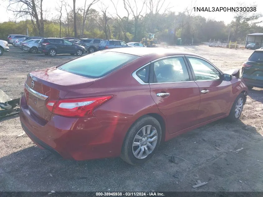 1N4AL3AP0HN330038 2017 Nissan Altima 2.5 S