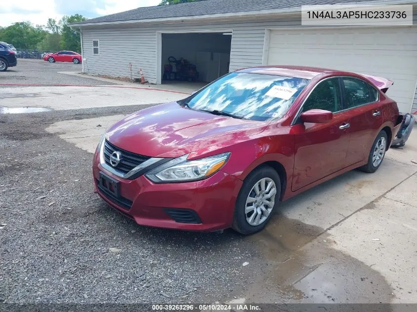 2017 Nissan Altima 2.5 S VIN: 1N4AL3AP5HC233736 Lot: 39263296