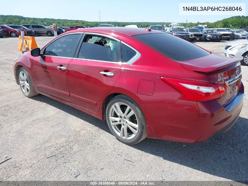 2017 Nissan Altima 3.5 Sl VIN: 1N4BL3AP6HC268046 Lot: 40357406