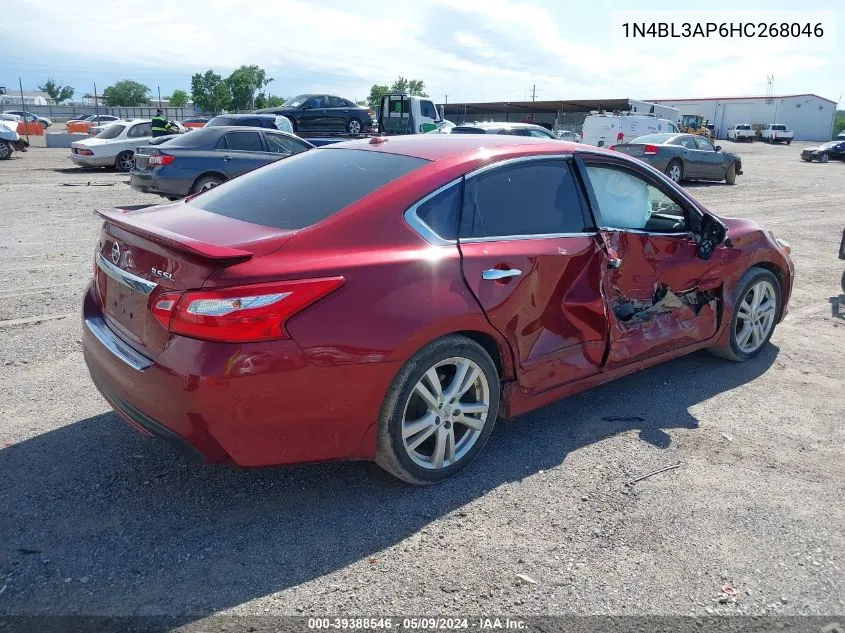 2017 Nissan Altima 3.5 Sl VIN: 1N4BL3AP6HC268046 Lot: 40357406