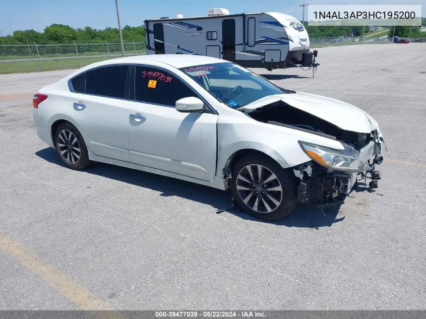 2017 Nissan Altima 2.5 Sl VIN: 1N4AL3AP3HC195200 Lot: 39477039