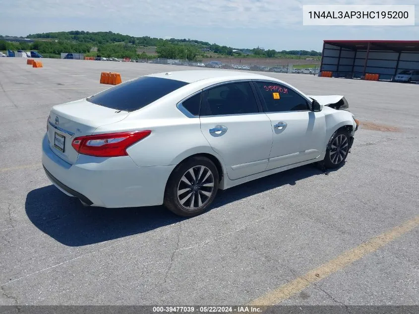 1N4AL3AP3HC195200 2017 Nissan Altima 2.5 Sl