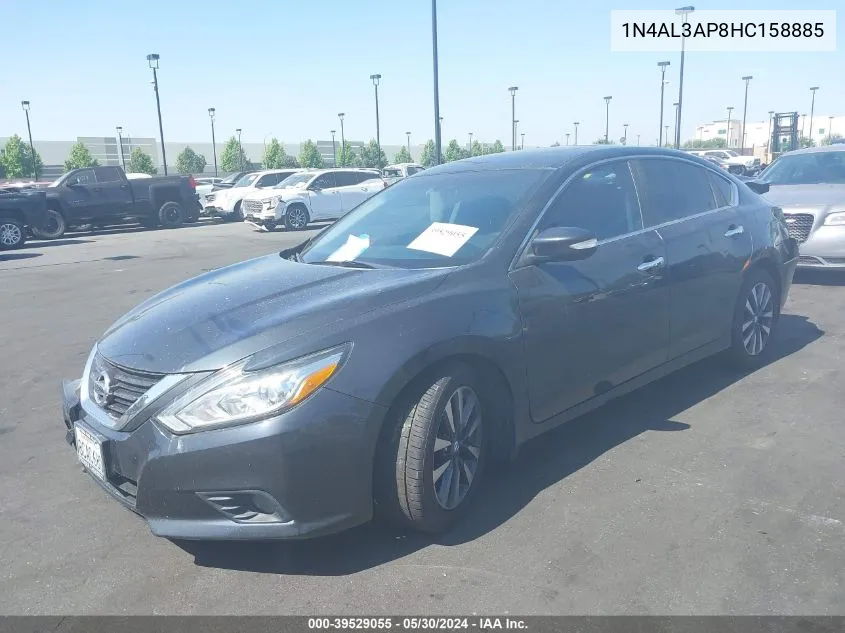 2017 Nissan Altima 2.5 Sv VIN: 1N4AL3AP8HC158885 Lot: 39529055