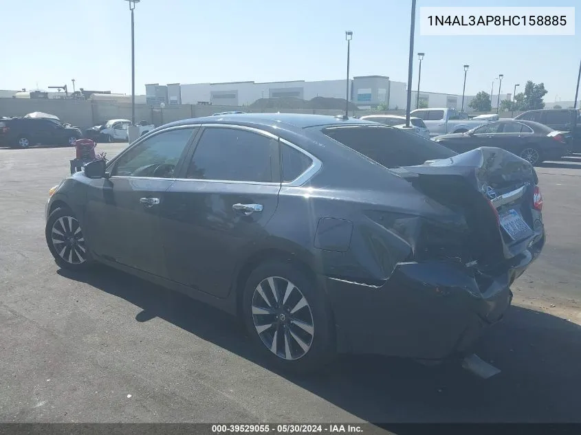 2017 Nissan Altima 2.5 Sv VIN: 1N4AL3AP8HC158885 Lot: 39529055