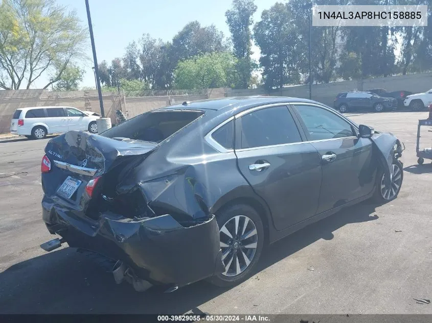 2017 Nissan Altima 2.5 Sv VIN: 1N4AL3AP8HC158885 Lot: 39529055