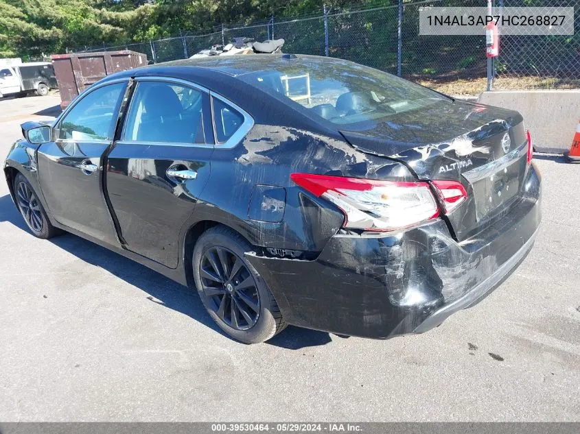 2017 Nissan Altima 2.5 Sv VIN: 1N4AL3AP7HC268827 Lot: 39530464