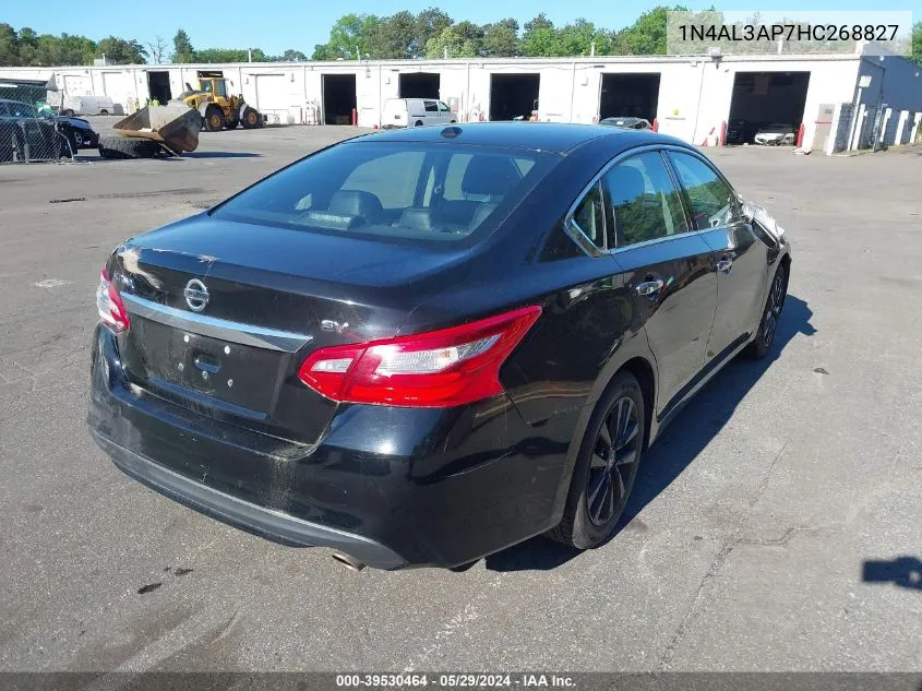 2017 Nissan Altima 2.5 Sv VIN: 1N4AL3AP7HC268827 Lot: 39530464