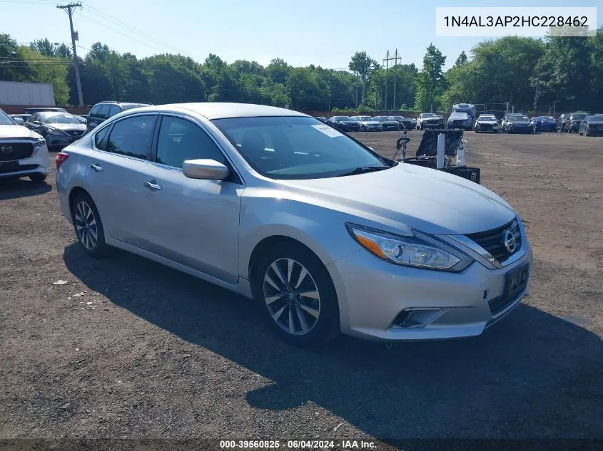 2017 Nissan Altima 2.5 Sv VIN: 1N4AL3AP2HC228462 Lot: 39560825