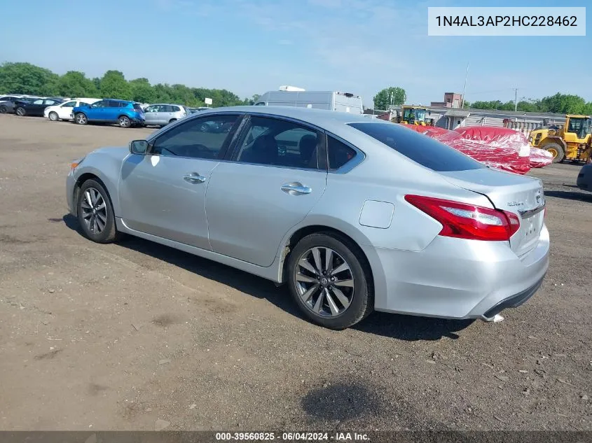 2017 Nissan Altima 2.5 Sv VIN: 1N4AL3AP2HC228462 Lot: 39560825