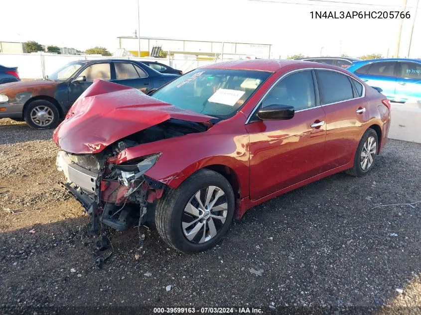 1N4AL3AP6HC205766 2017 Nissan Altima 2.5 Sr