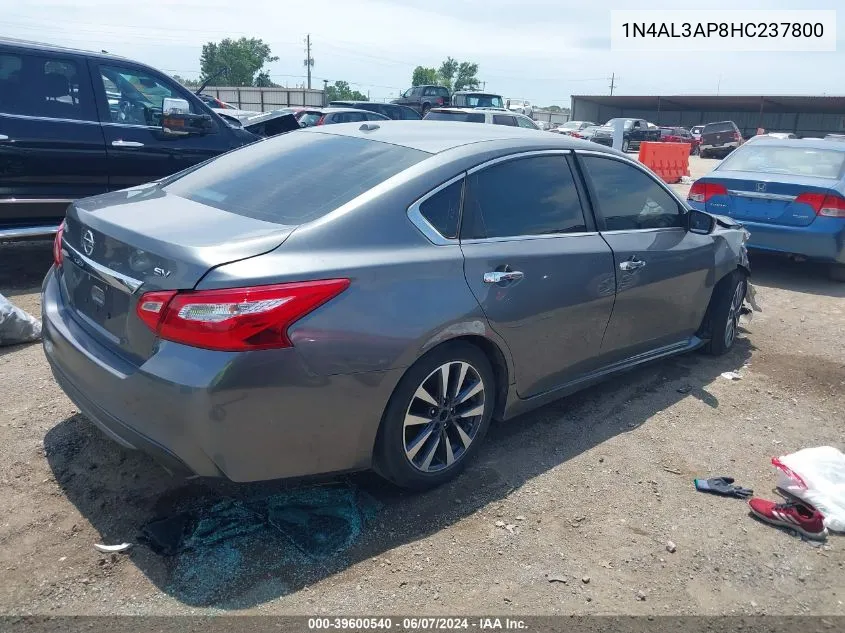 1N4AL3AP8HC237800 2017 Nissan Altima 2.5 Sv