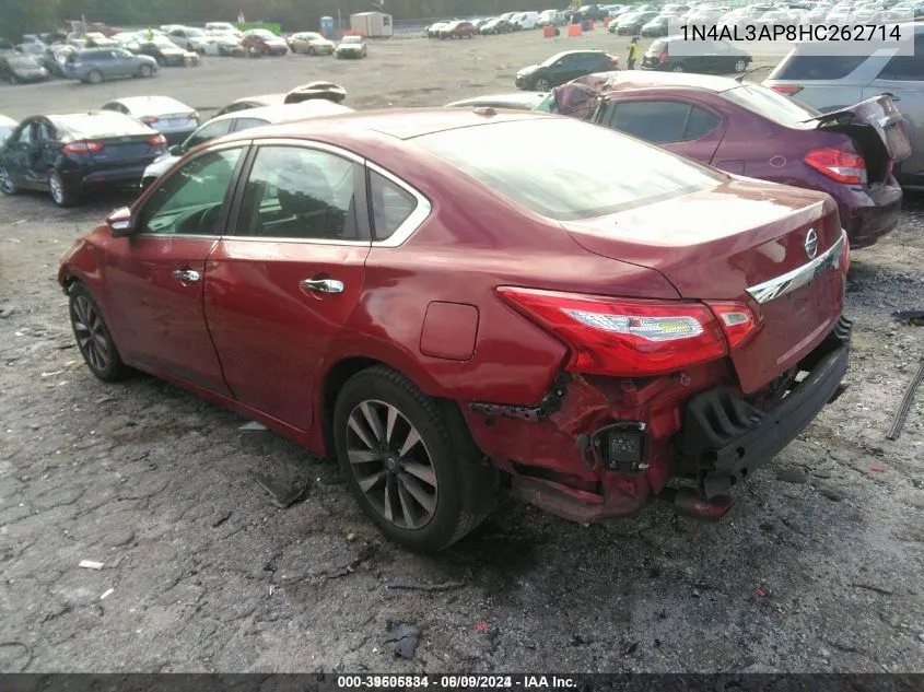 2017 Nissan Altima 2.5 Sl VIN: 1N4AL3AP8HC262714 Lot: 39605834