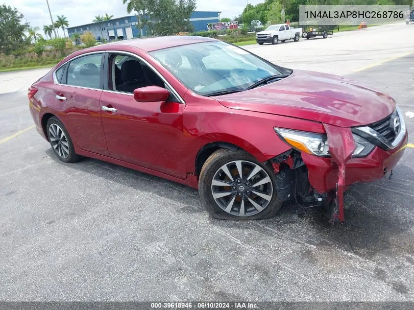 2017 Nissan Altima 2.5 Sv VIN: 1N4AL3AP8HC268786 Lot: 39618946