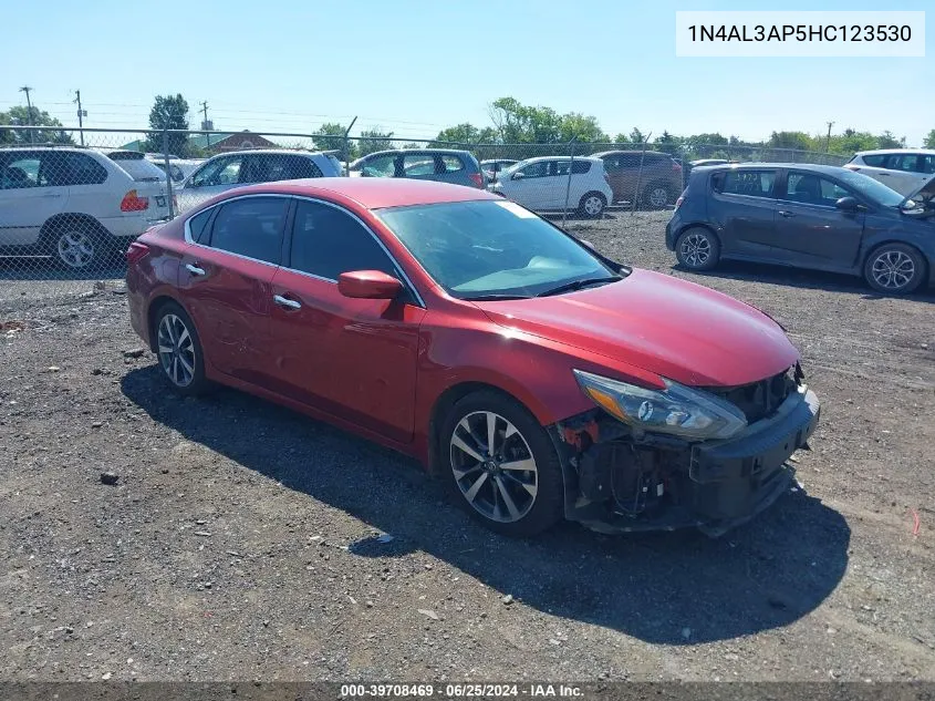 2017 Nissan Altima 2.5 Sr VIN: 1N4AL3AP5HC123530 Lot: 39708469