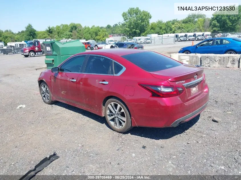 2017 Nissan Altima 2.5 Sr VIN: 1N4AL3AP5HC123530 Lot: 39708469