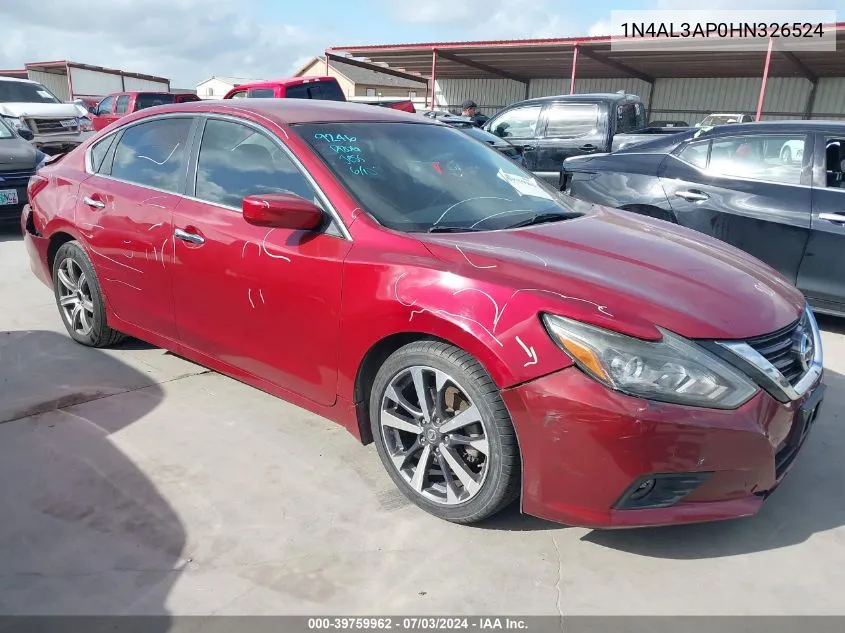 1N4AL3AP0HN326524 2017 Nissan Altima 2.5 Sr