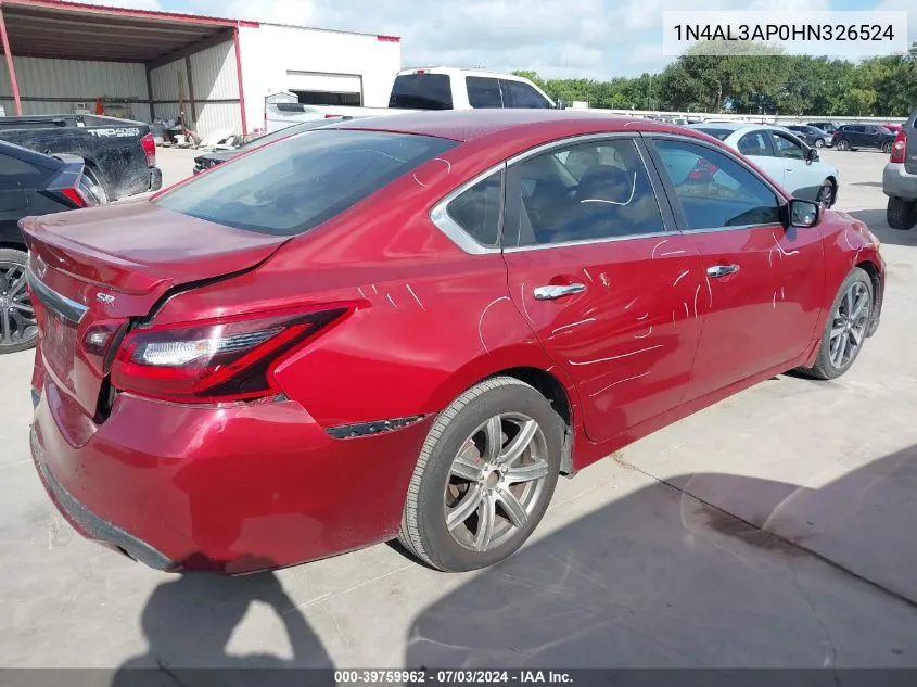 1N4AL3AP0HN326524 2017 Nissan Altima 2.5 Sr