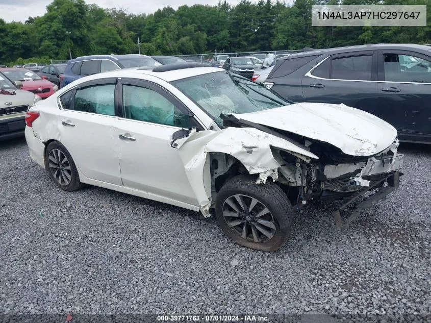 2017 Nissan Altima 2.5 Sv VIN: 1N4AL3AP7HC297647 Lot: 39771763