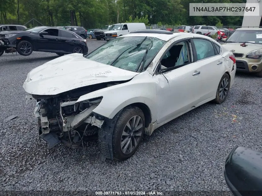 2017 Nissan Altima 2.5 Sv VIN: 1N4AL3AP7HC297647 Lot: 39771763