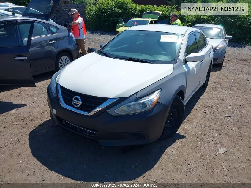 2017 Nissan Altima 2.5 S VIN: 1N4AL3AP2HN351229 Lot: 39773129