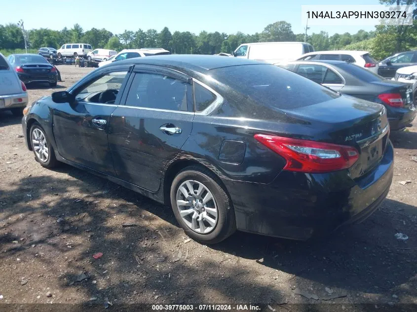 1N4AL3AP9HN303274 2017 Nissan Altima 2.5/2.5 S/2.5 Sl/2.5 Sr/2.5 Sv