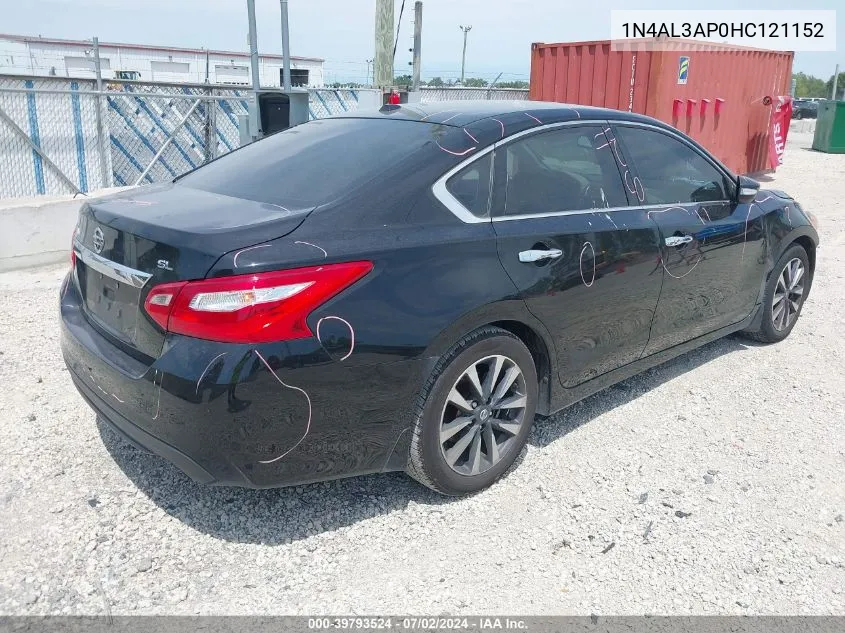 1N4AL3AP0HC121152 2017 Nissan Altima 2.5 Sl