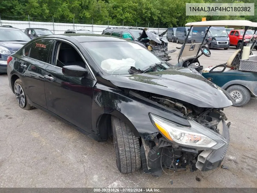 2017 Nissan Altima 2.5 Sv VIN: 1N4AL3AP4HC180382 Lot: 39793826